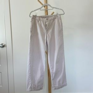 Free People pink straight leg pants